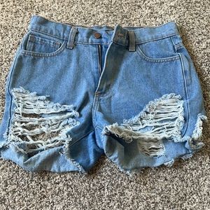 Jean shorts